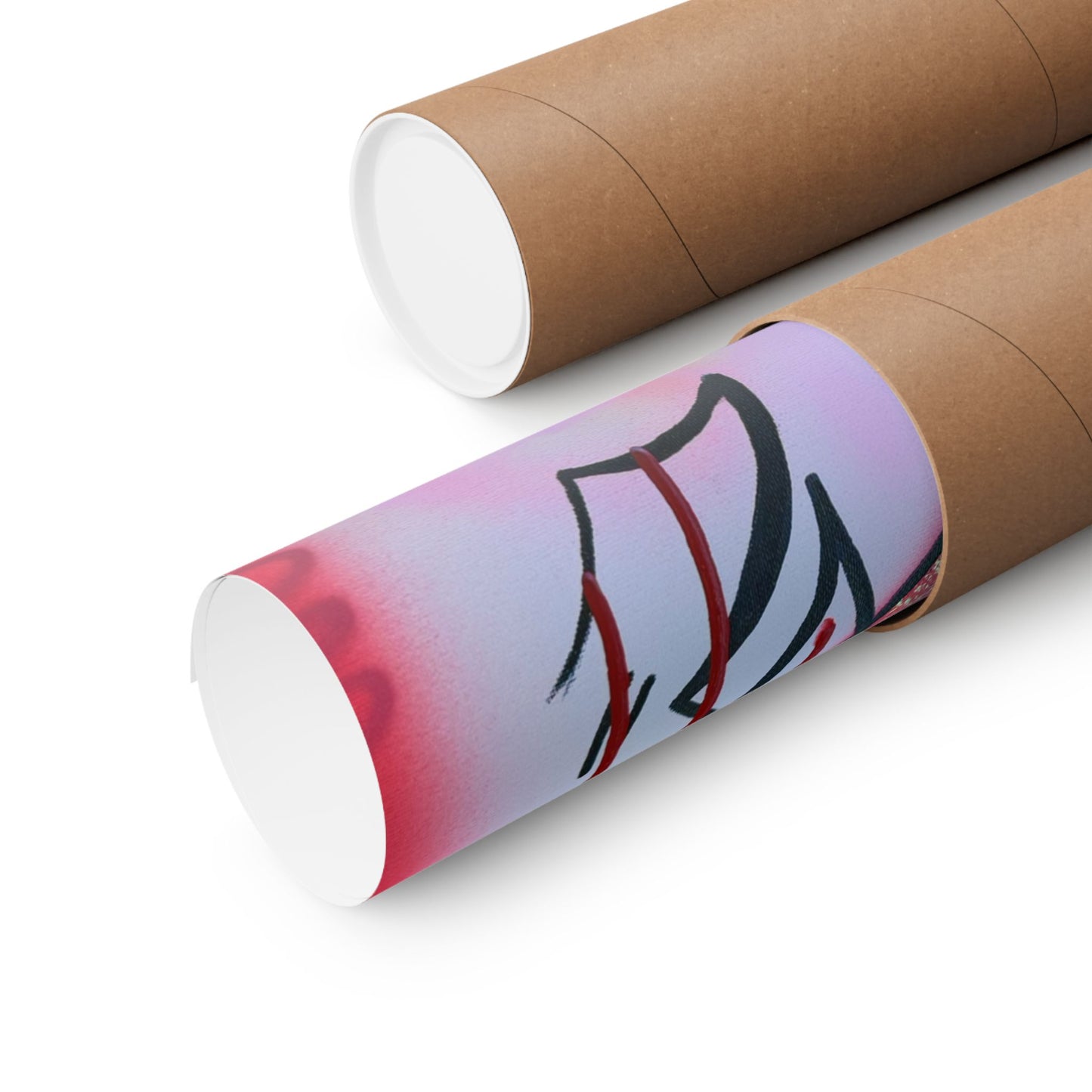 "cherry luvr" airbrush horizontal print