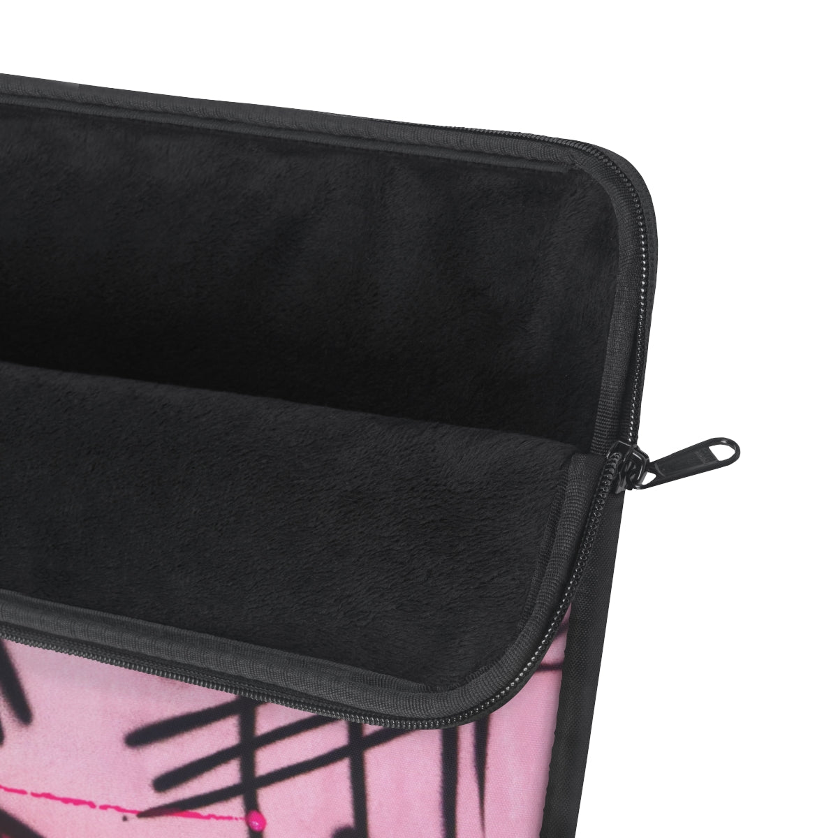 "glossy pout" airbrush laptop sleeve