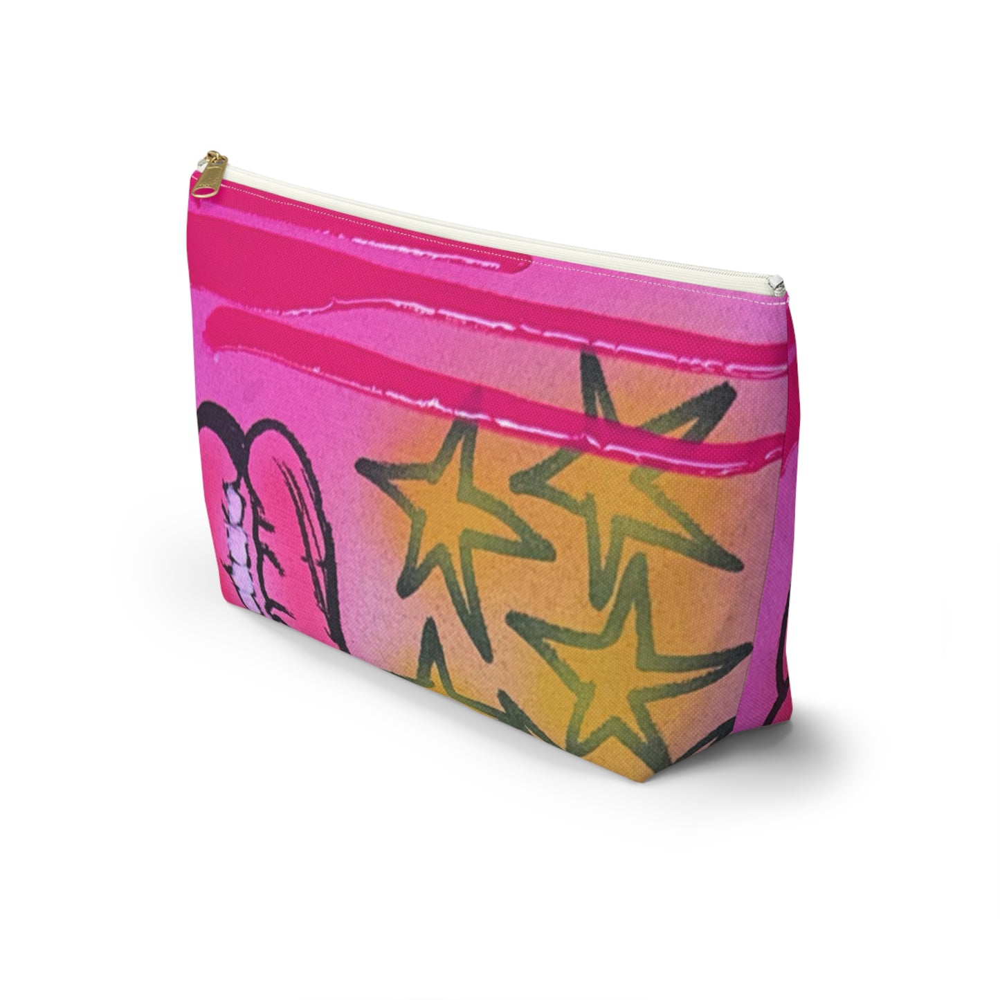 "star drip" airbrush makeup pouch