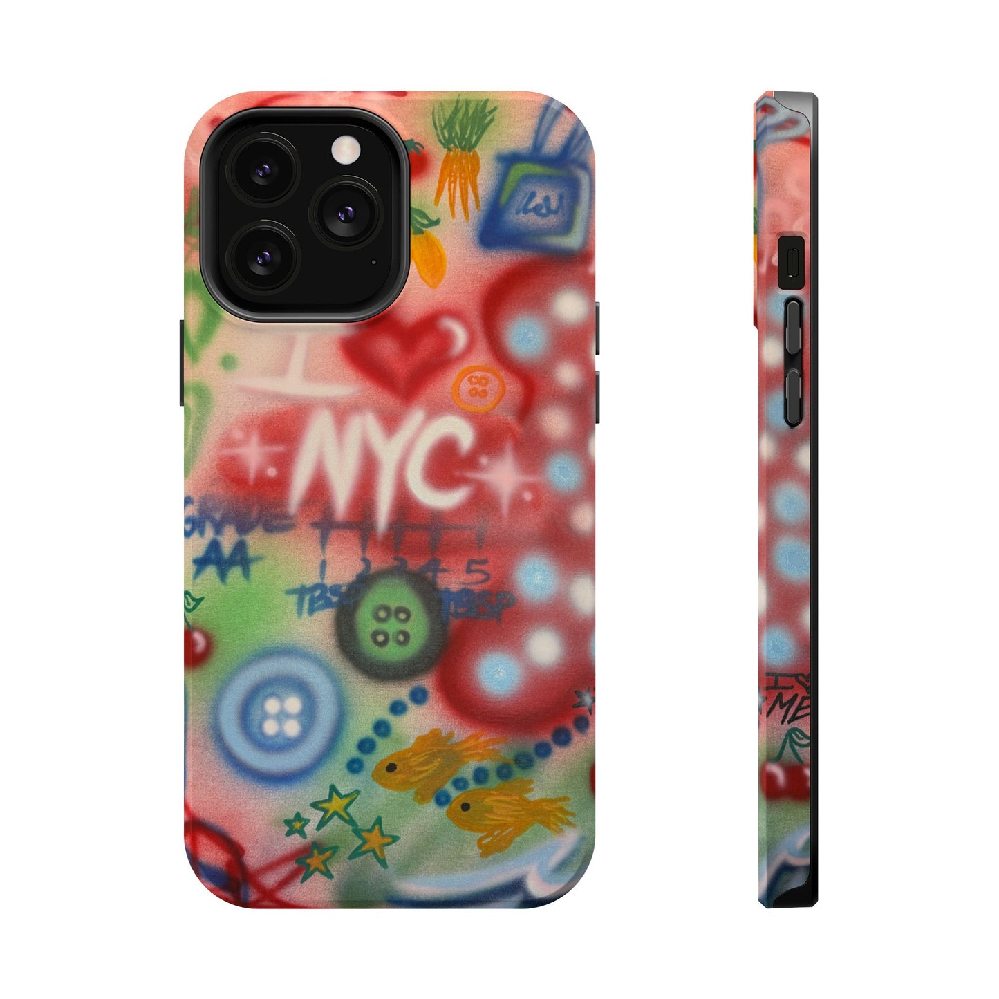 MagSafe "i <3 NYC" airbrush iPhone case