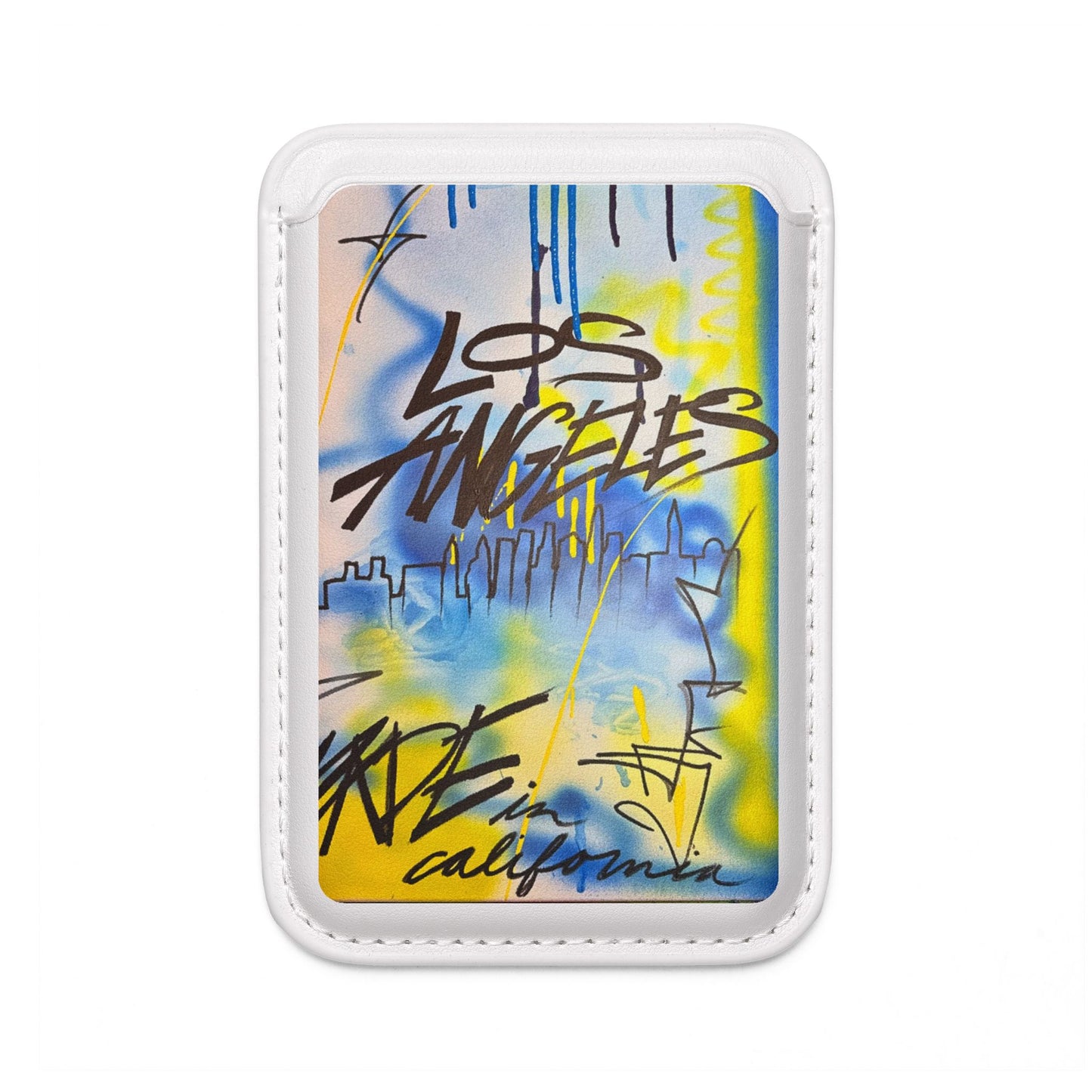"los angeles" airbrush vegan wallet (Magsafe® Compatible)