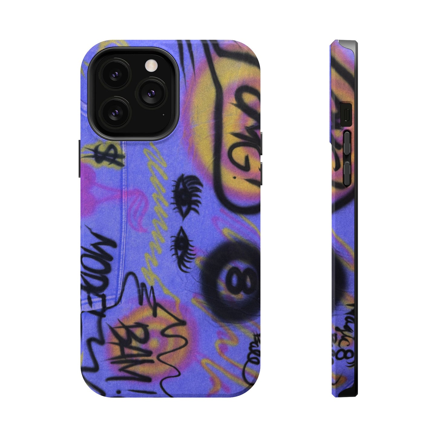 MagSafe "eye$ on lies" airbrush iPhone case