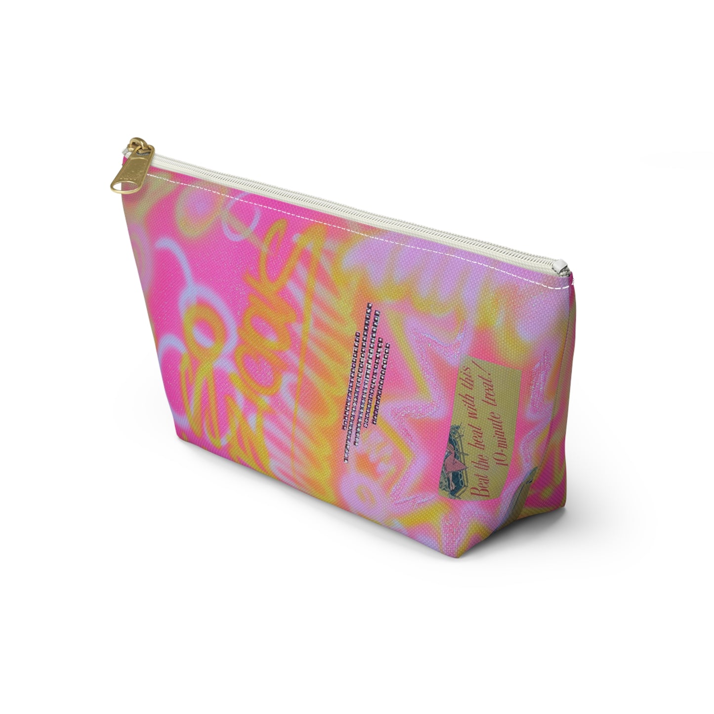 "so delicious" airbrush makeup pouch