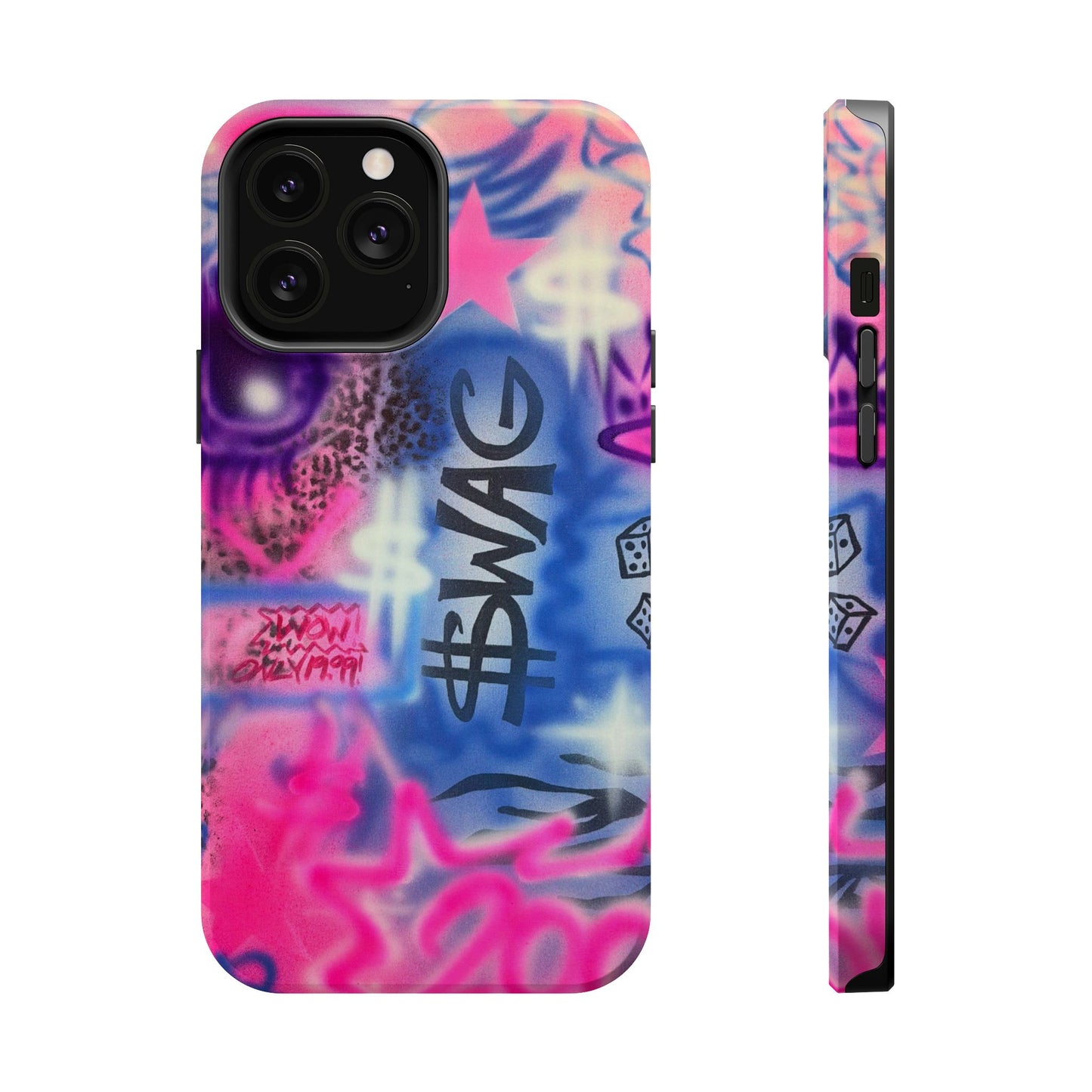 MagSafe "$wag" airbrush iPhone case