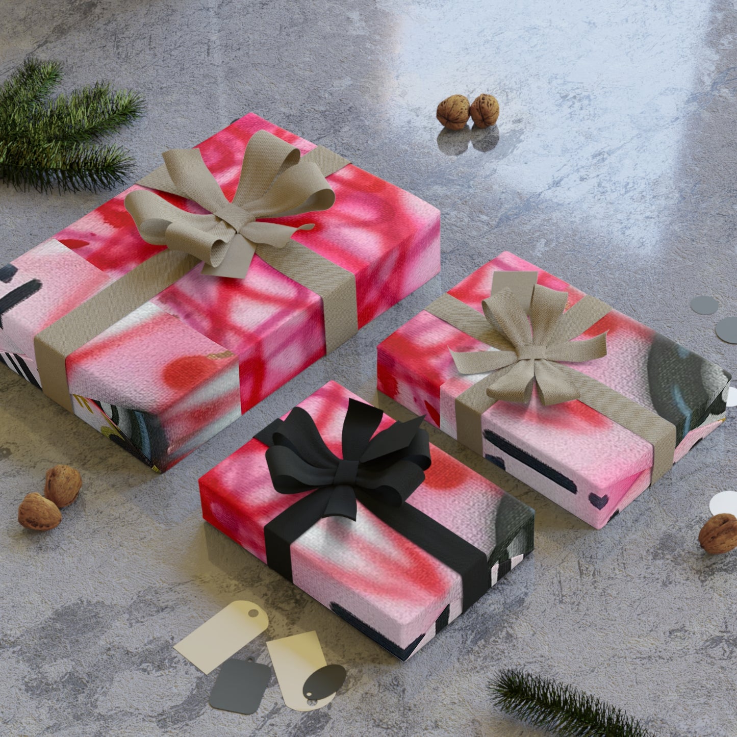 "IT girl" airbrush wrapping paper