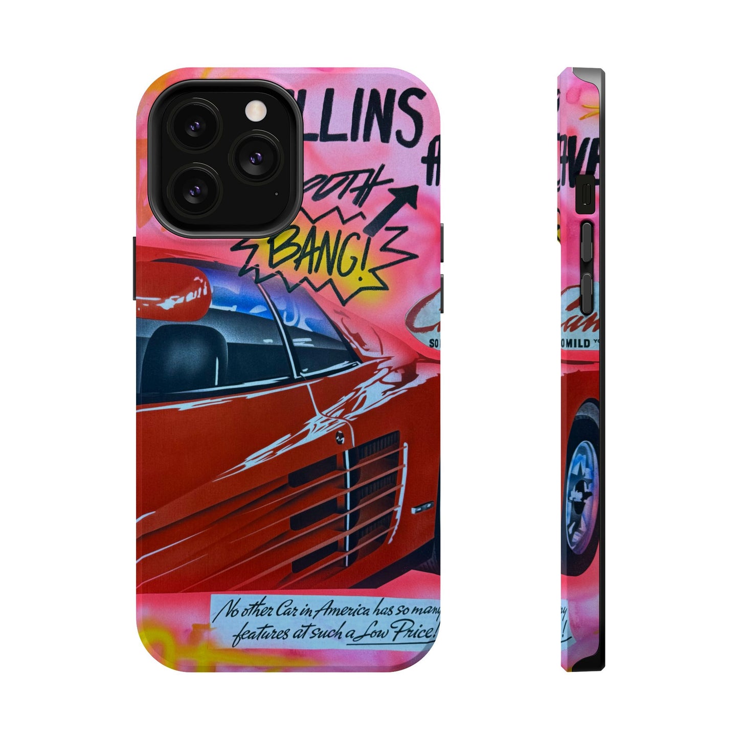 MagSafe "miami momentos" airbrush iPhone case