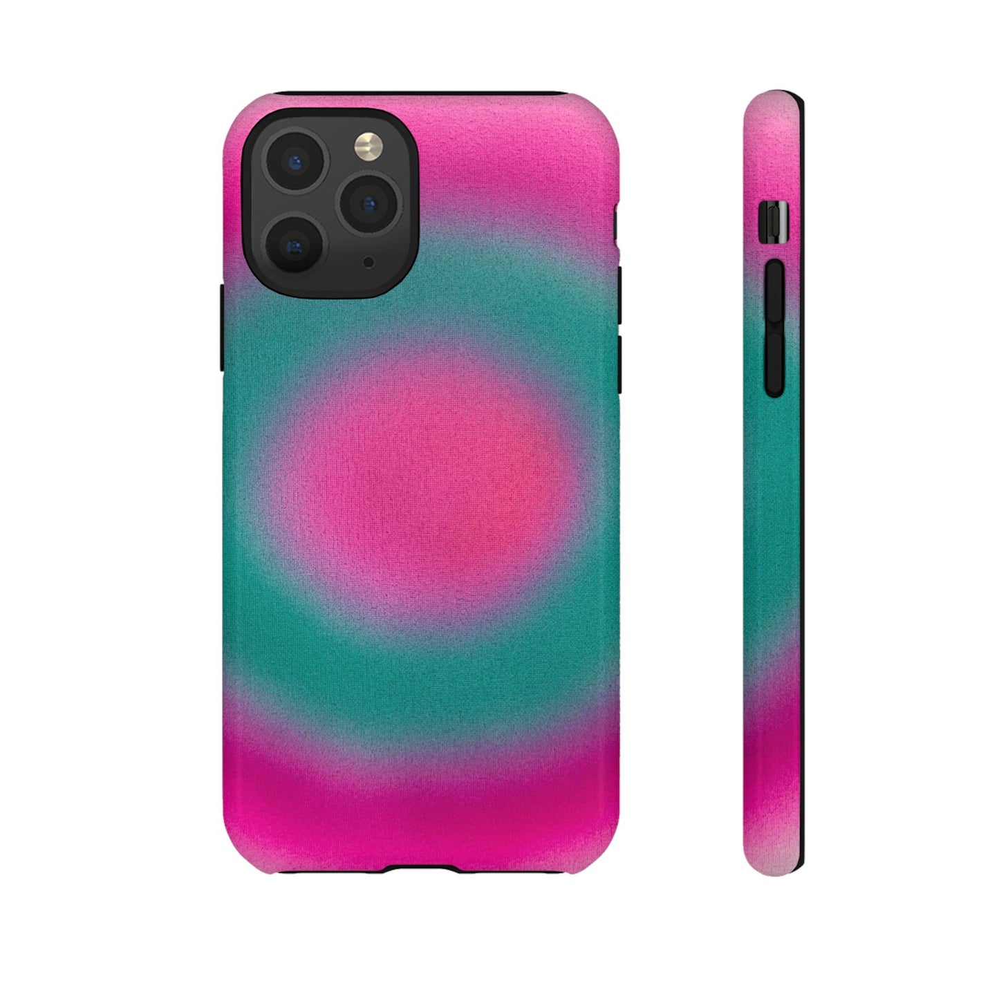 "watermelon swirl aura" airbrush iPhone case