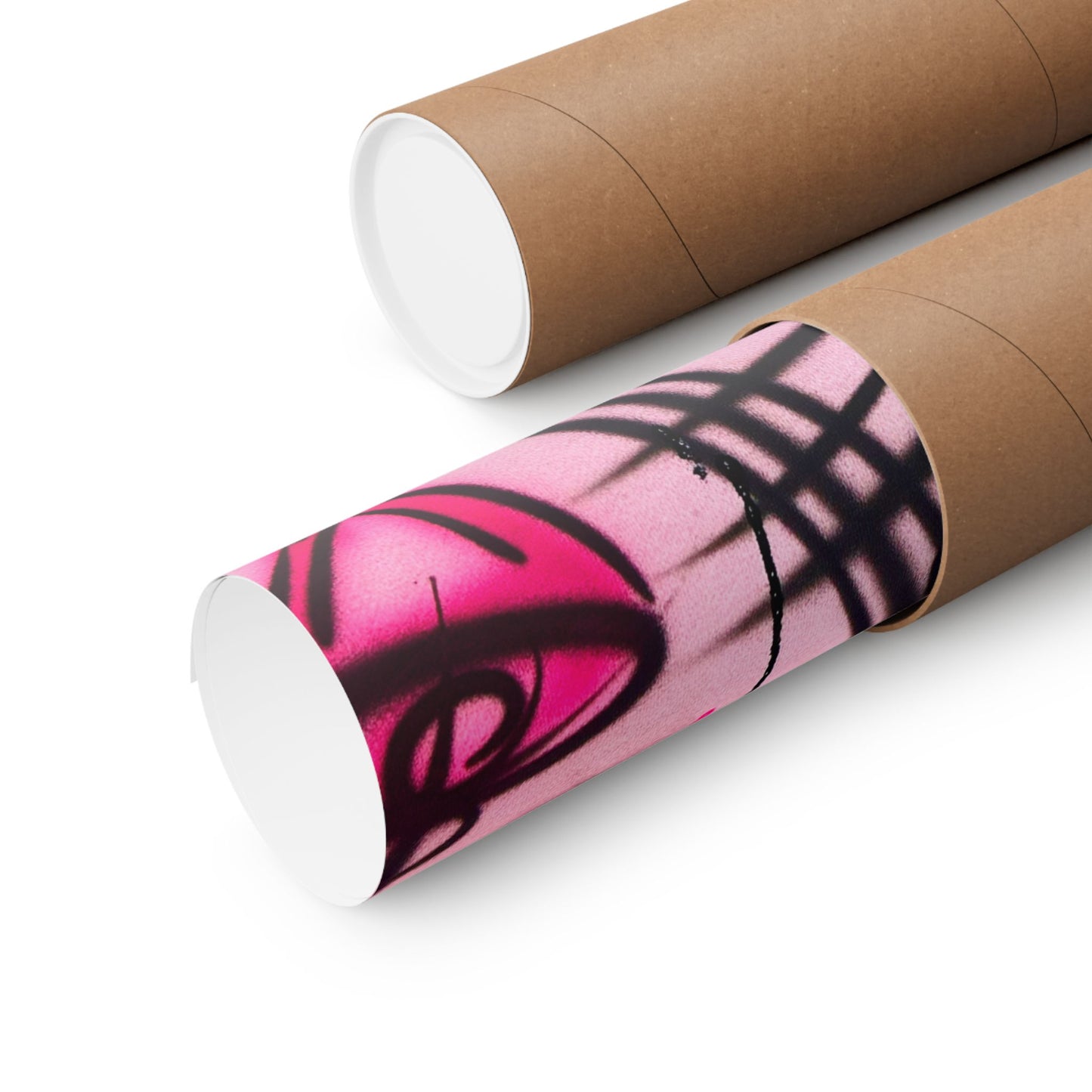 "glossy pout" airbrush horizontal print