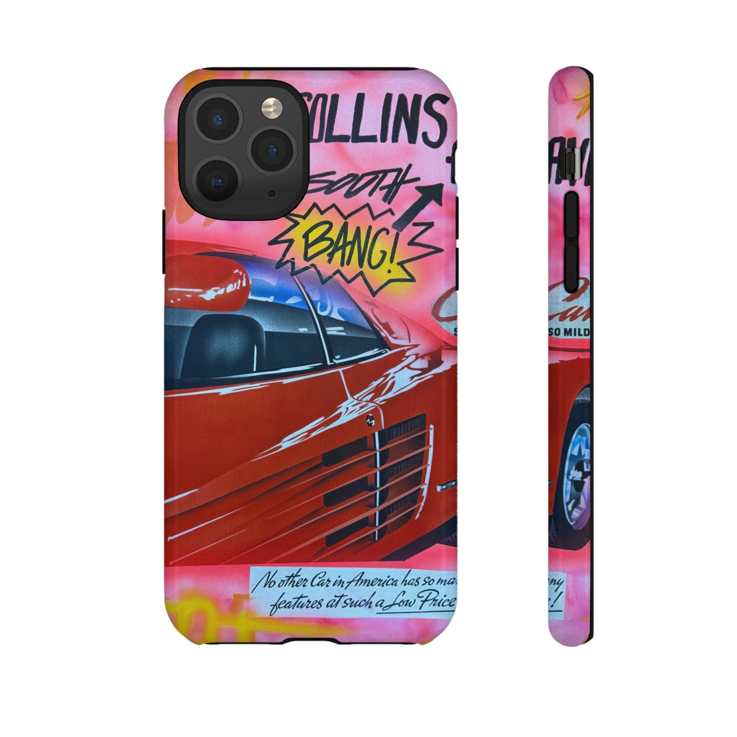 "miami momentos" airbrush iPhone case