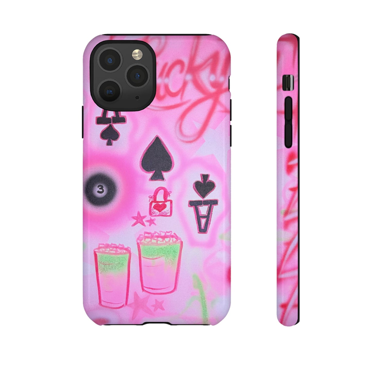 "lucky ace" airbrush iPhone case