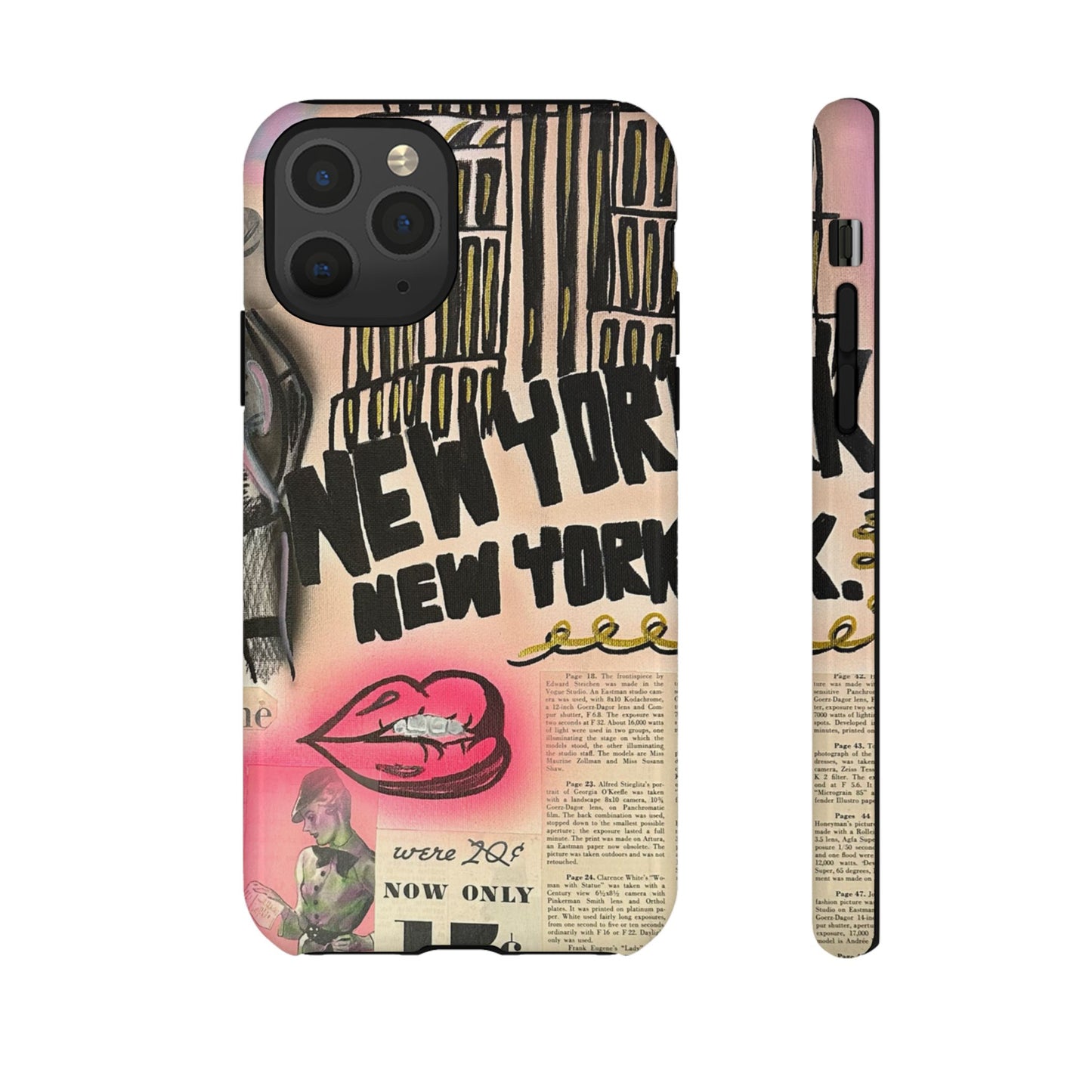 "new york, new york" airbrush iPhone case