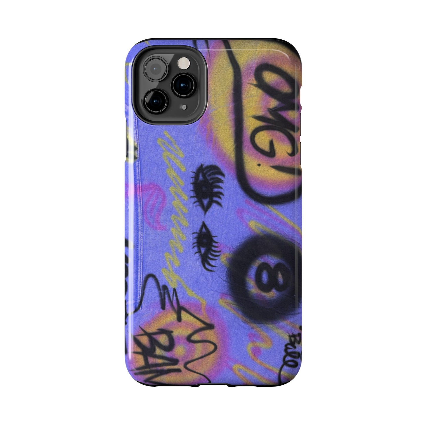 "eye$ on lies" airbrush iPhone case