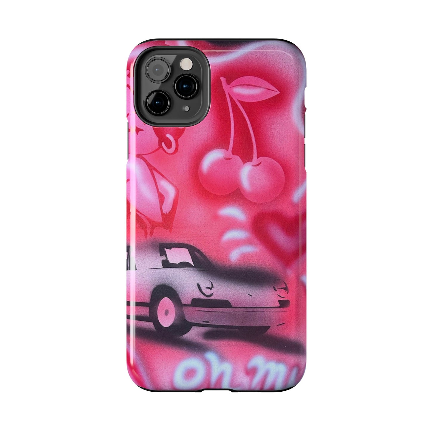 "on her way" airbrush iPhone case