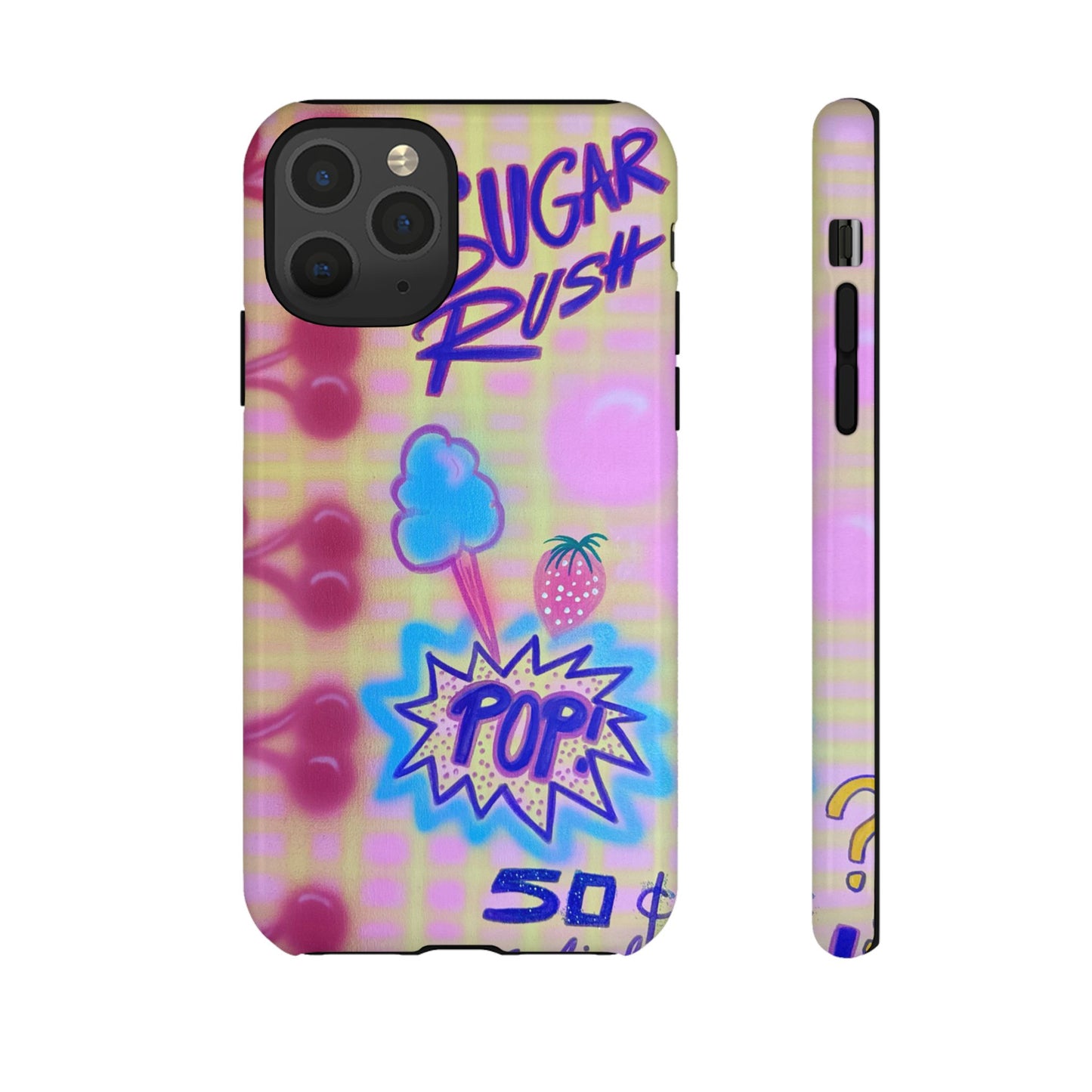 "sugar rush" airbrush iPhone case