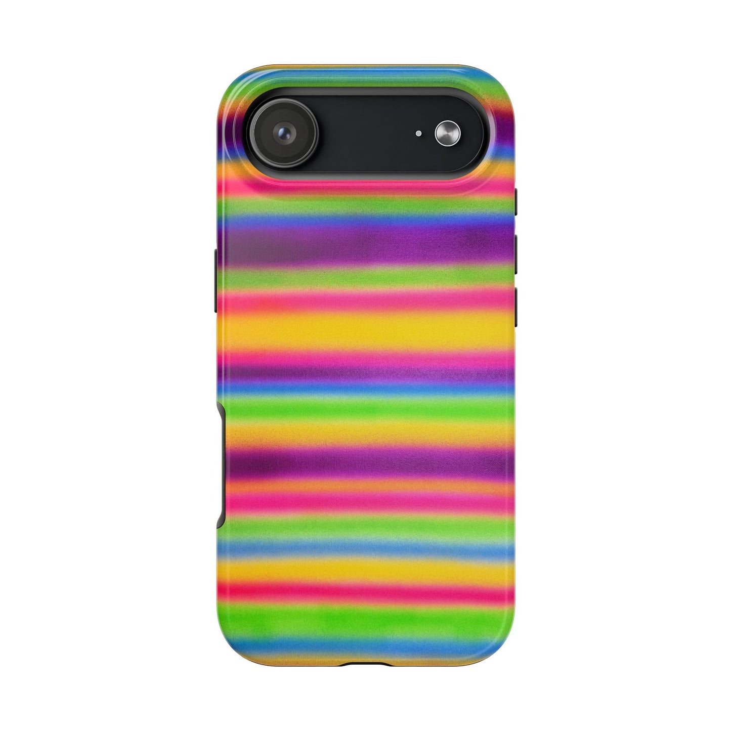 "colorful stripes" airbrush iPhone case