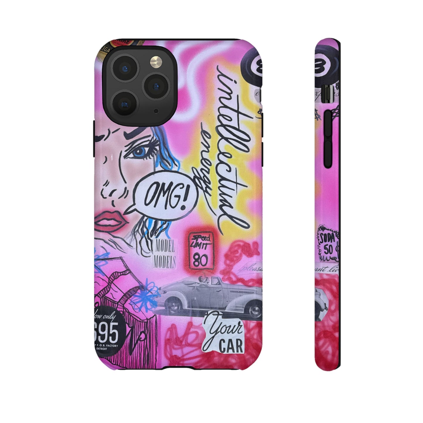 "intellectual energy" airbrush iPhone case