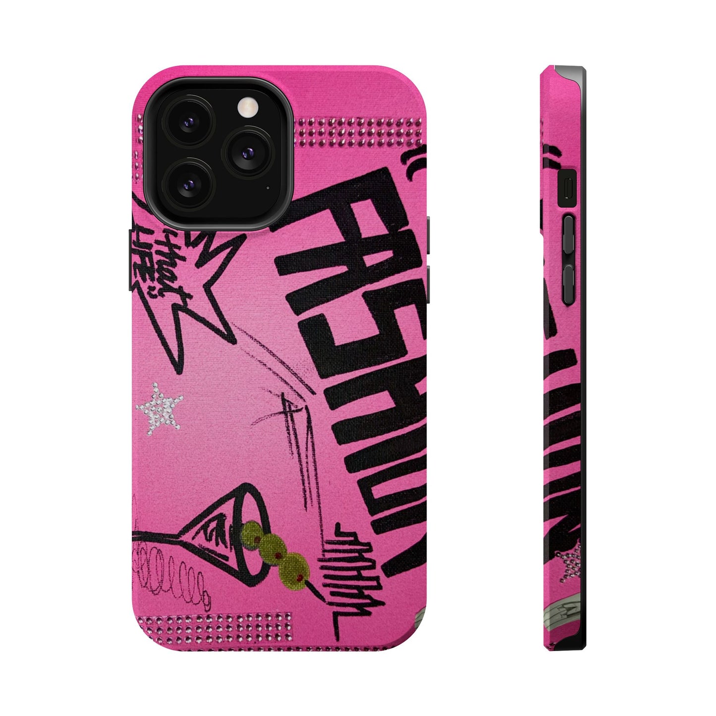 MagSafe "high fashion pt. 2" airbrush iPhone case