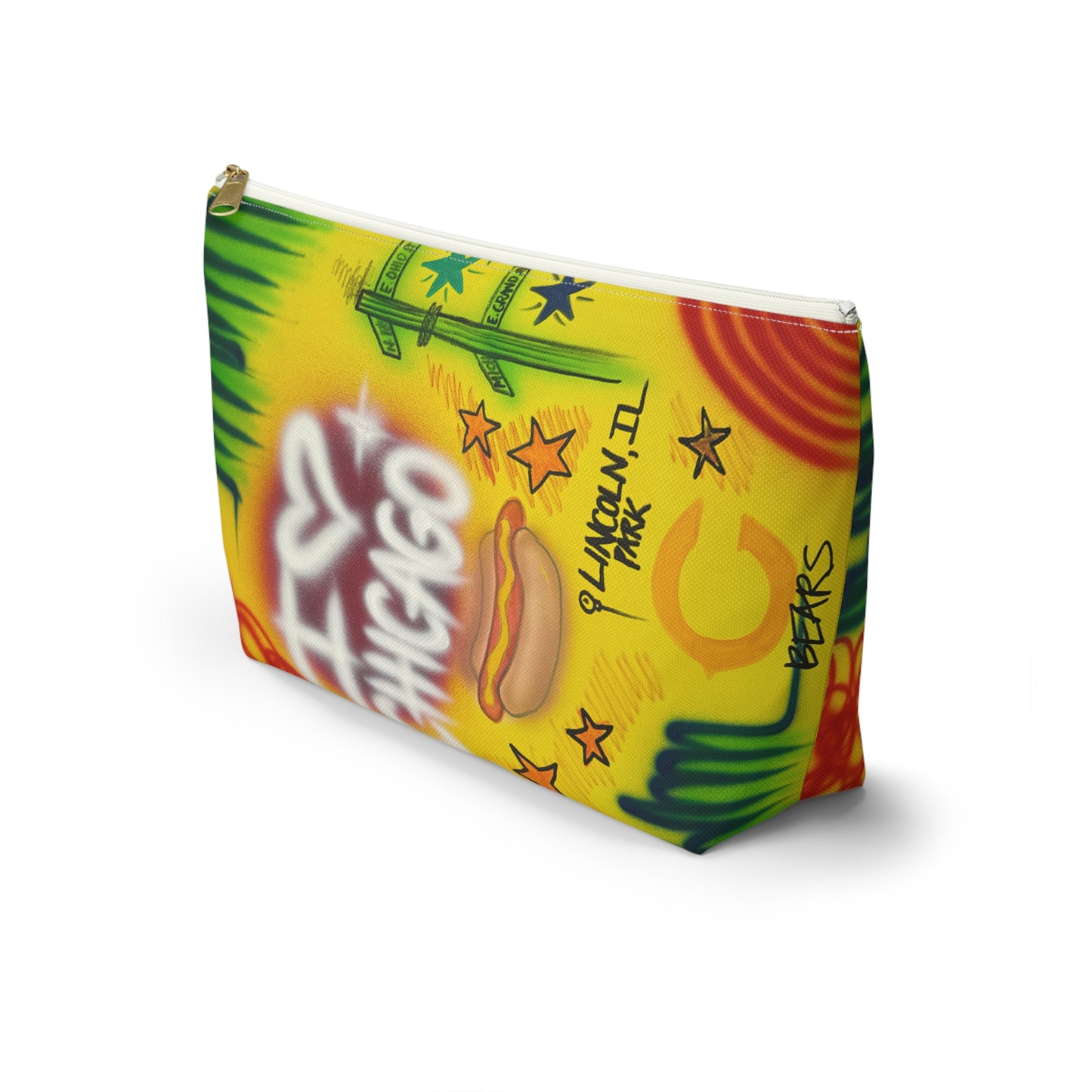 "chicago" airbrush makeup pouch