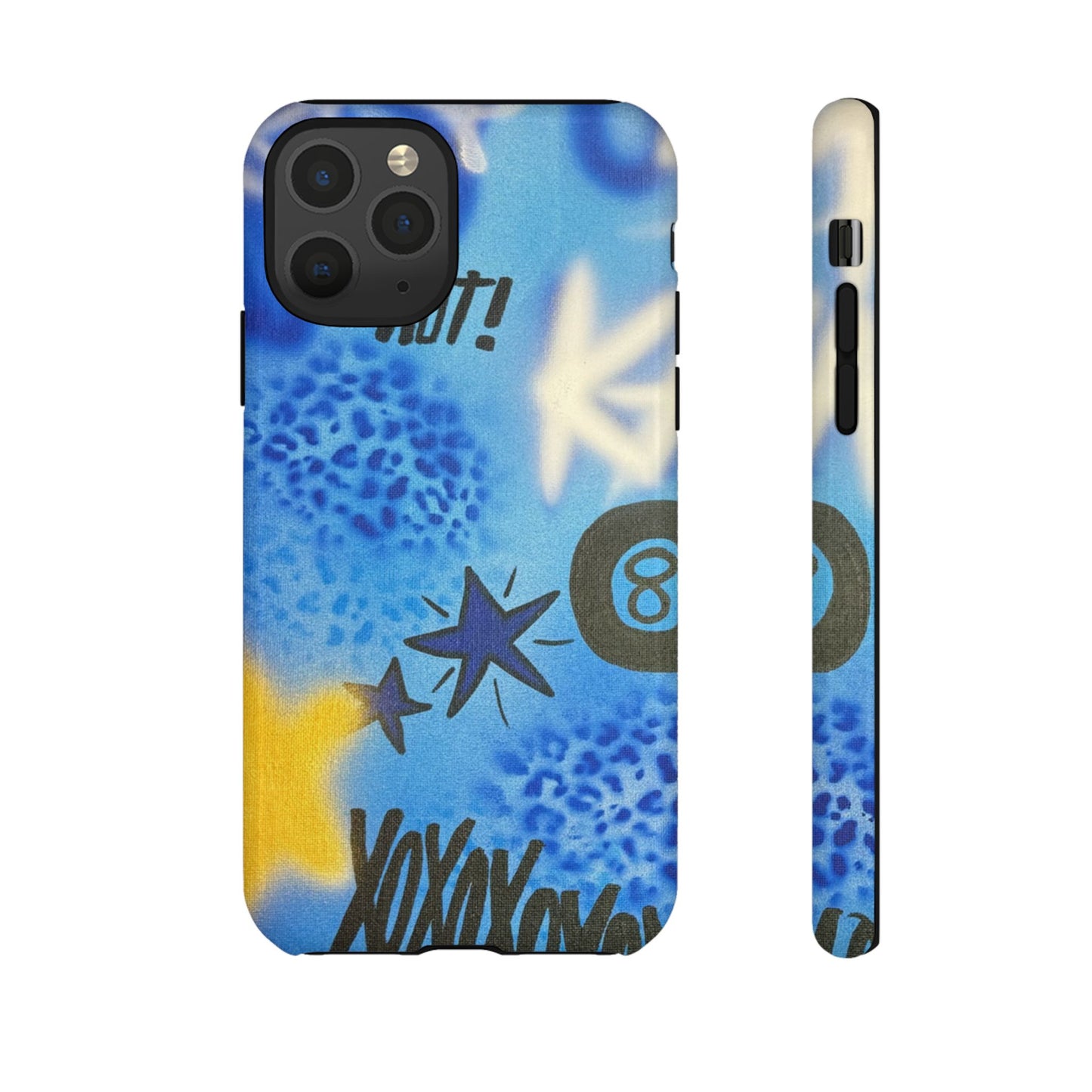 "brillant blues" airbrush iPhone case