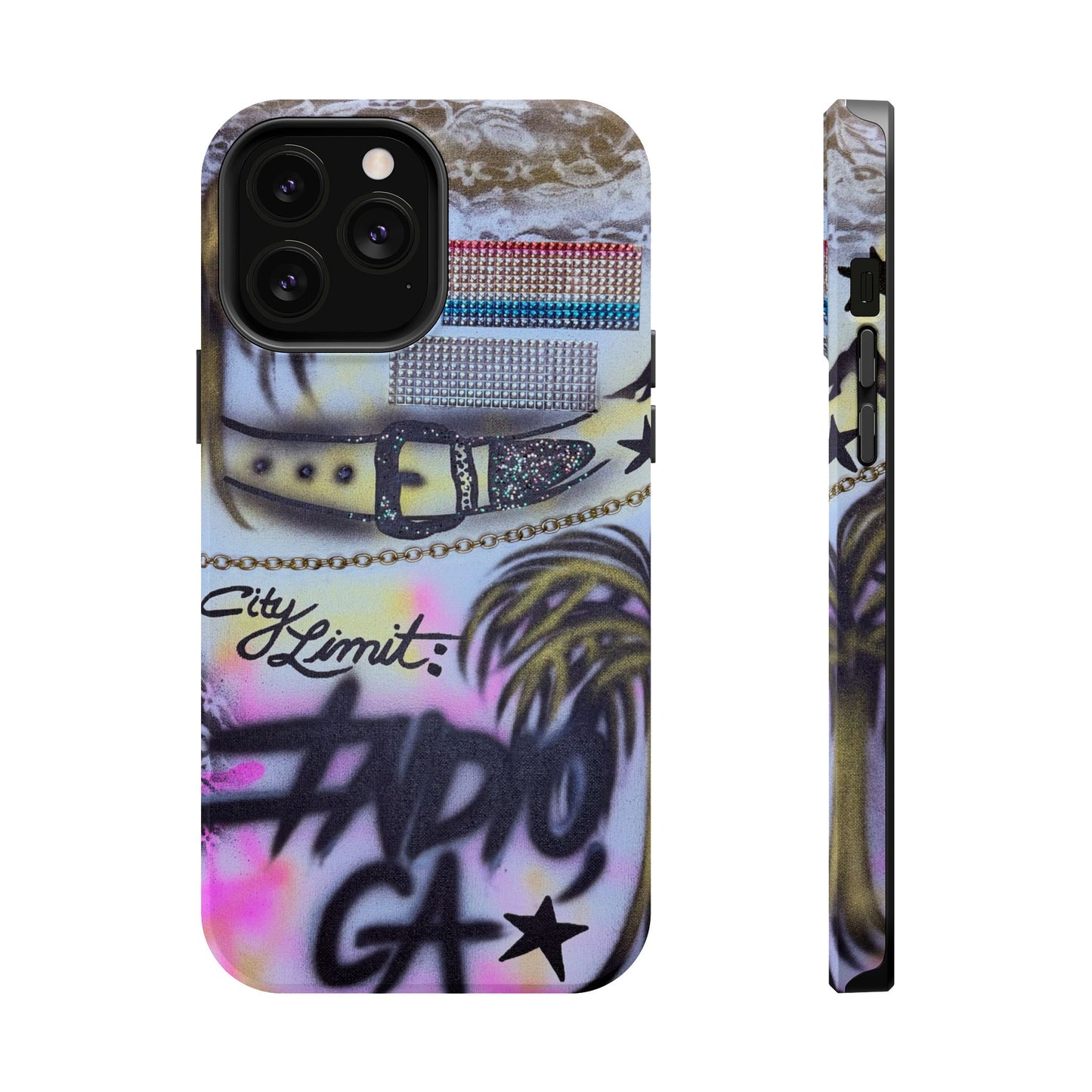 MagSafe "indio, ca" airbrush iPhone case