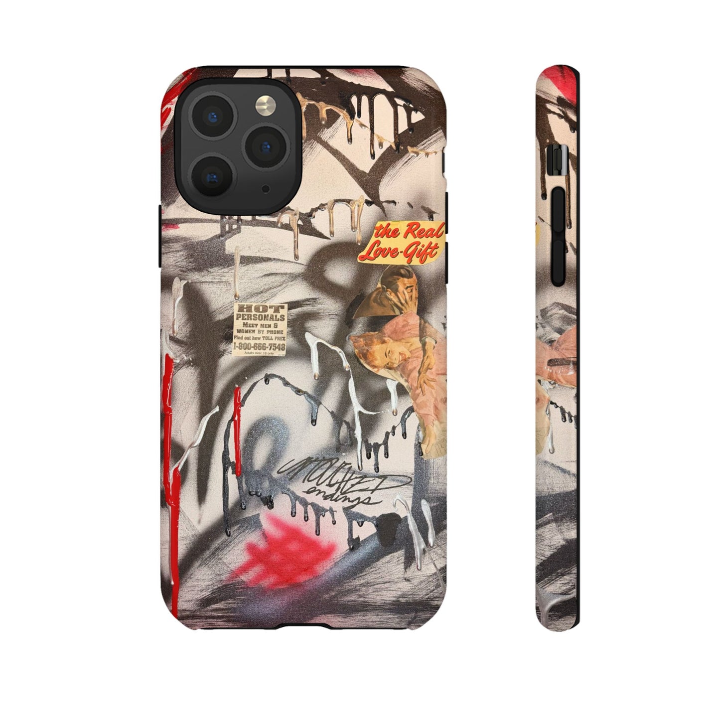 "real love" airbrush iPhone case