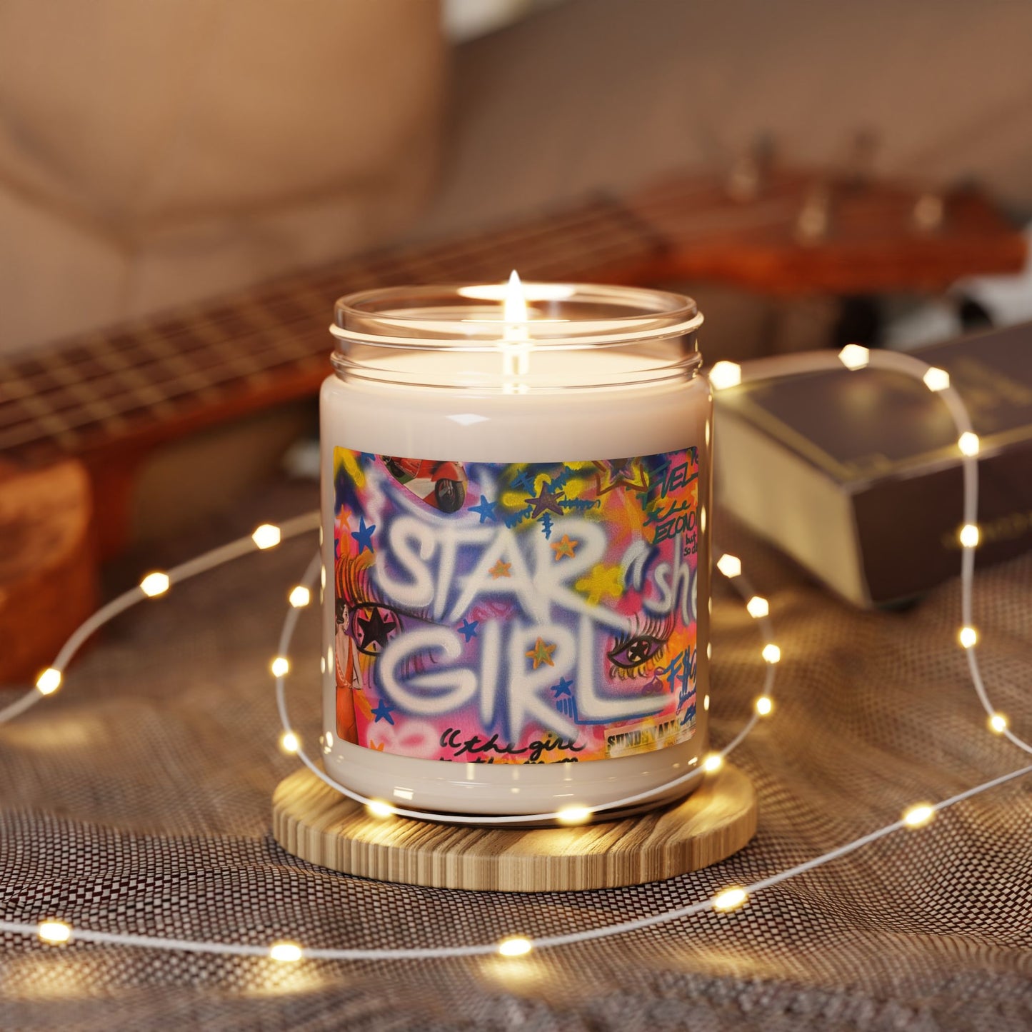 "STARGIRL" airbrush soy candle