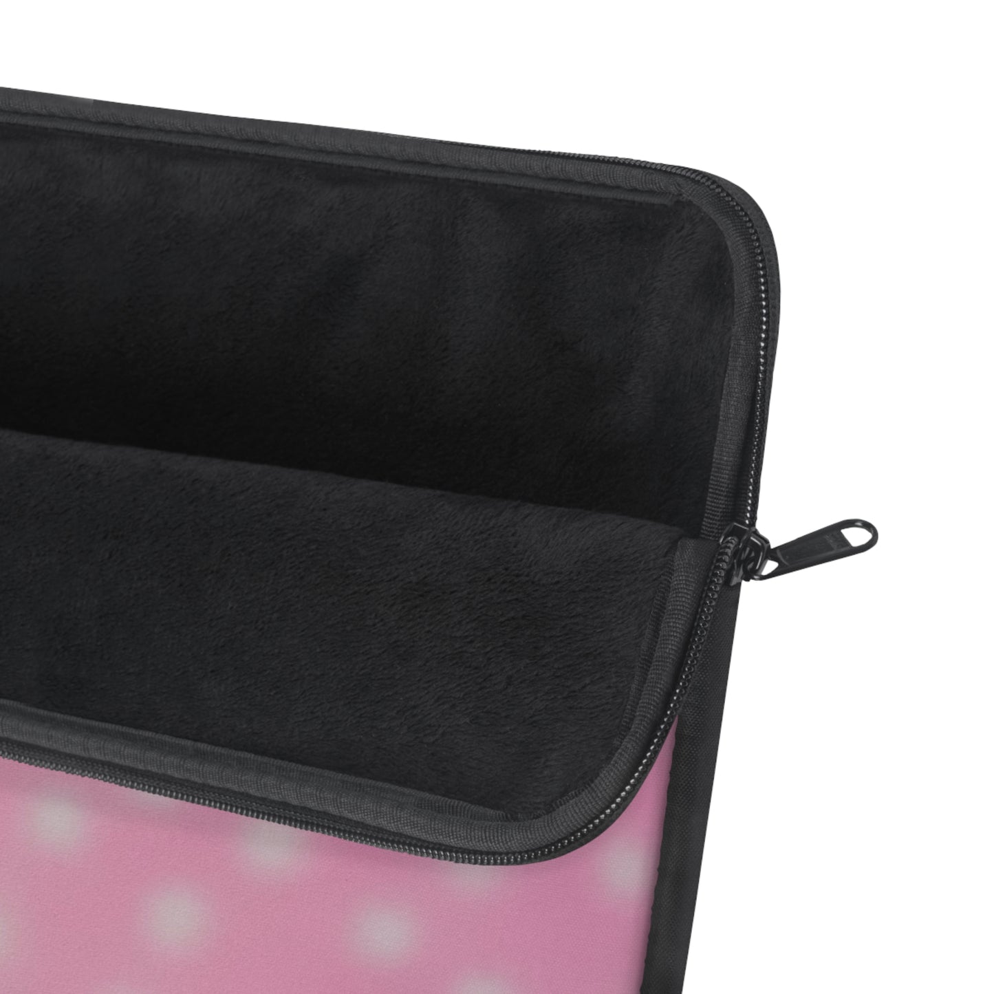 "strawberry swirl polka dot" airbrush laptop sleeve