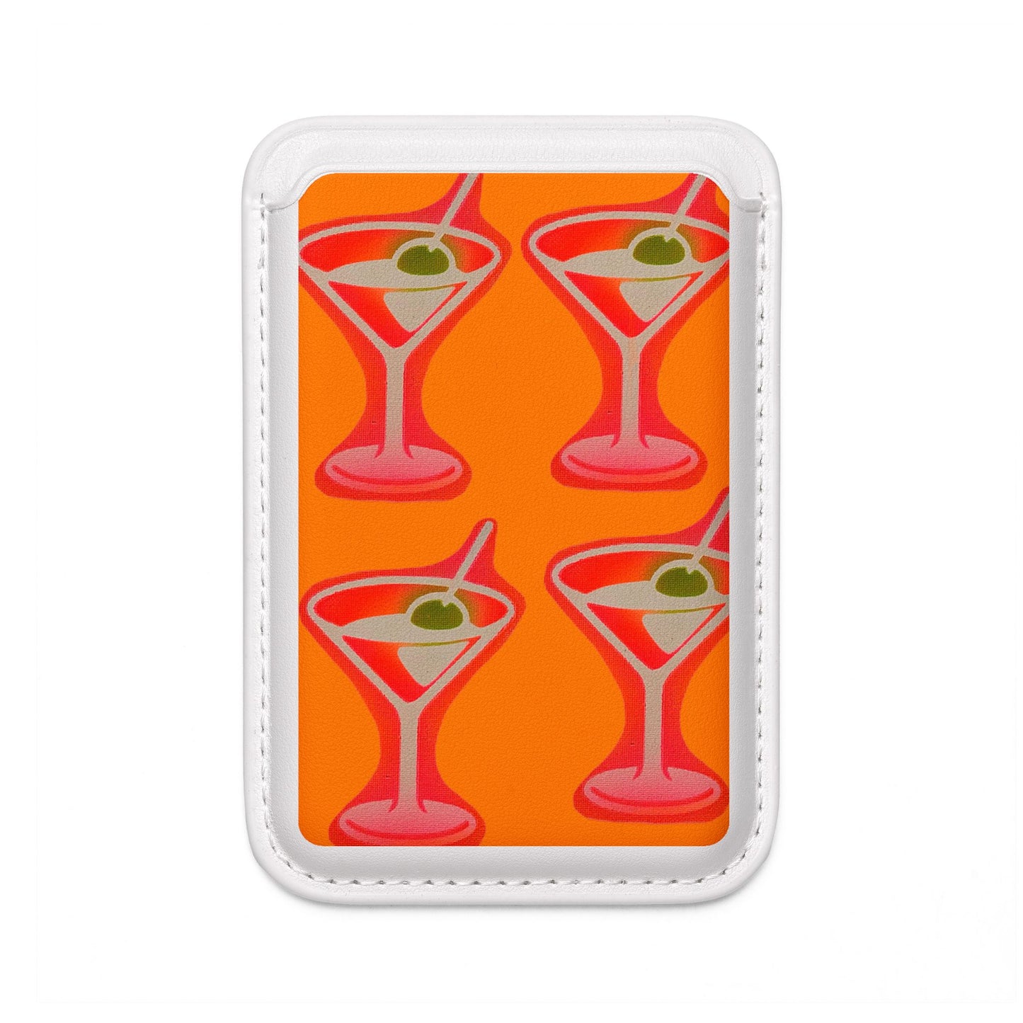 "shaken, not stirred" airbrush vegan wallet (Magsafe® Compatible)