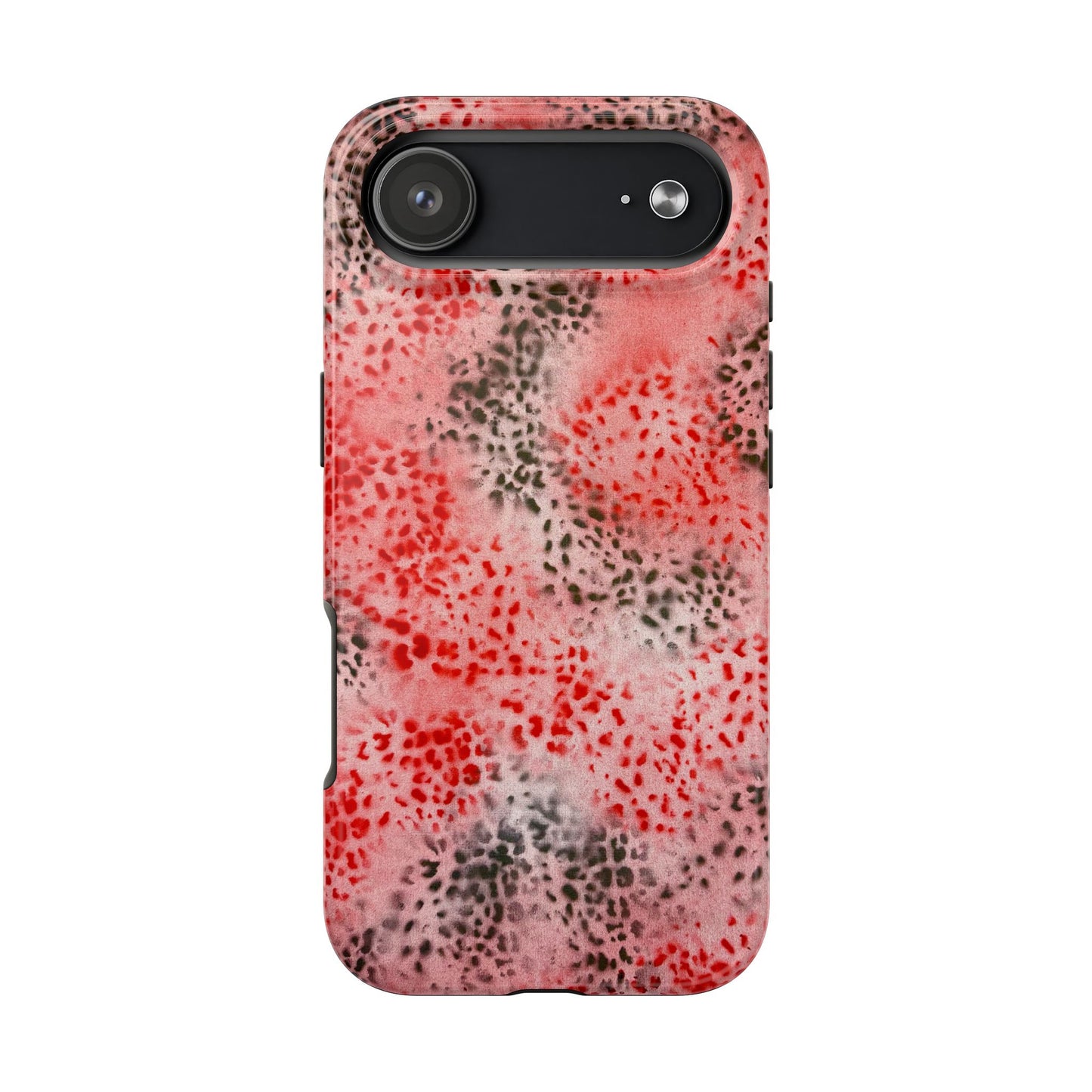 "red cheetah" airbrush iPhone case