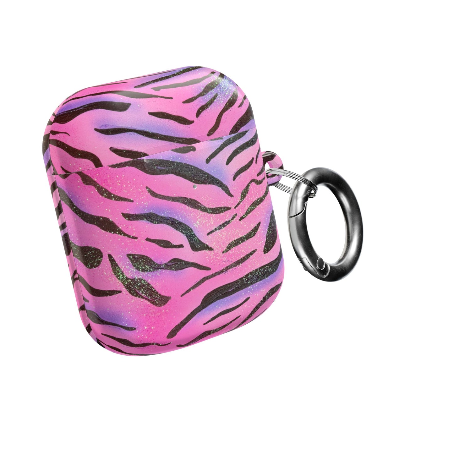 "glitter zebra" airbrush airpod cases