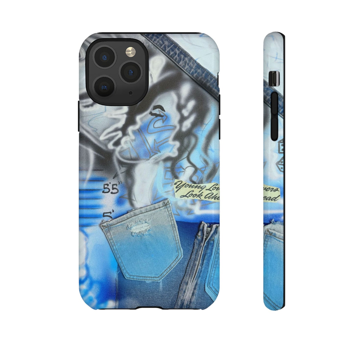 "young lovers" airbrush iPhone case