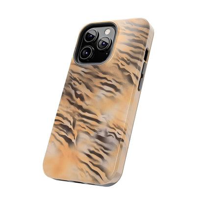 neutral tiger airbrush iPhone case