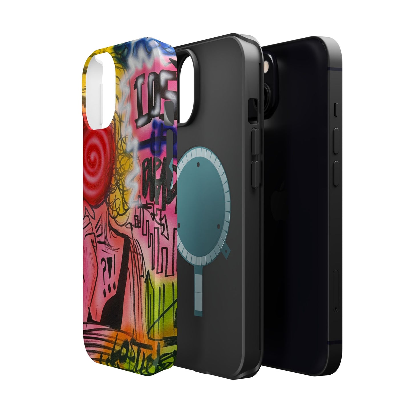 MagSafe „Lost in Paradise“ Airbrush-iPhone-Hülle