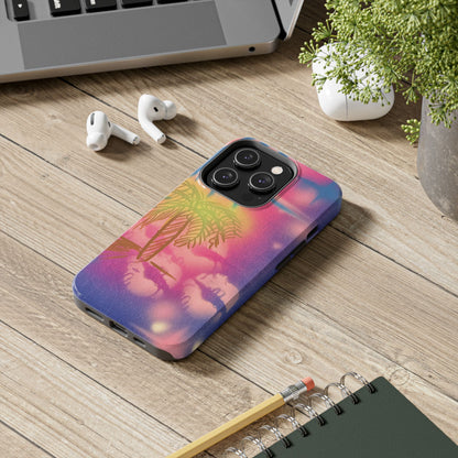 "glowy night" airbrush iPhone case