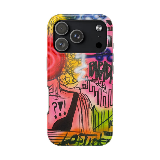 "lost in paradise" airbrush iPhone case