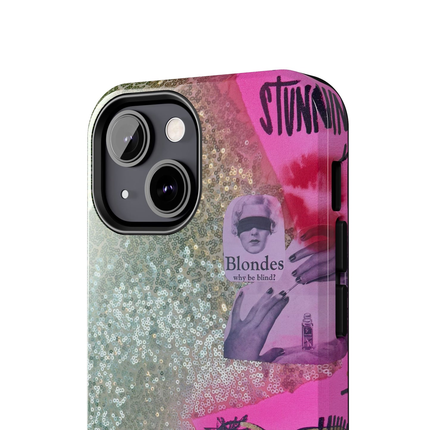 "glitter gloss" airbrush iPhone case