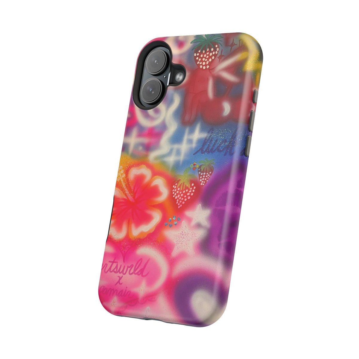 MagSafe „luck & luv“ Airbrush iPhone-Hülle