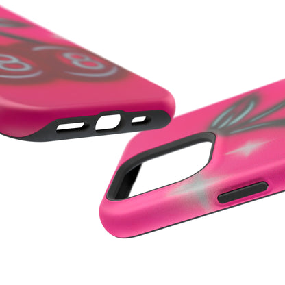 MagSafe "cherry 8ball" airbrush iPhone case