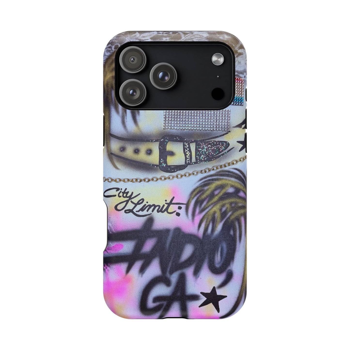 MagSafe "indio, ca" airbrush iPhone case