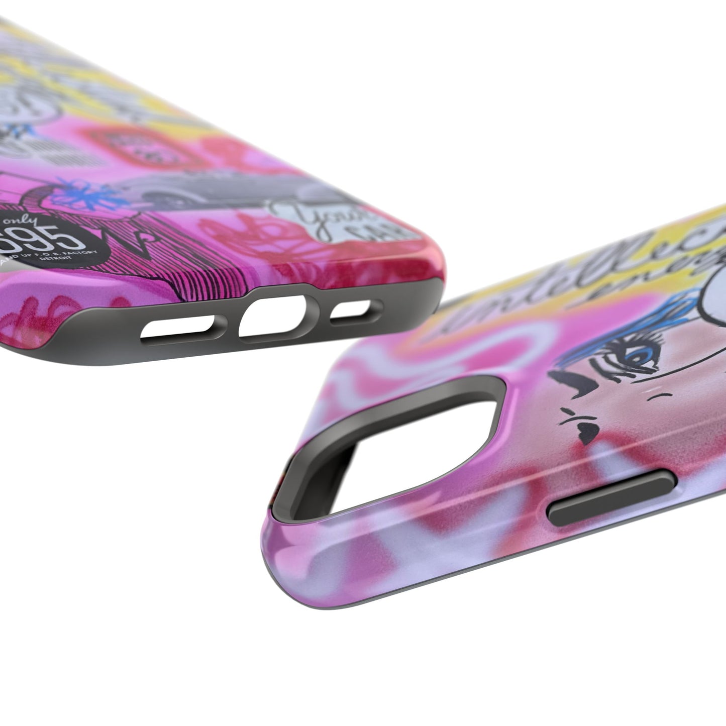 MagSafe "intellektuelle Energie" Airbrush iPhone Hülle