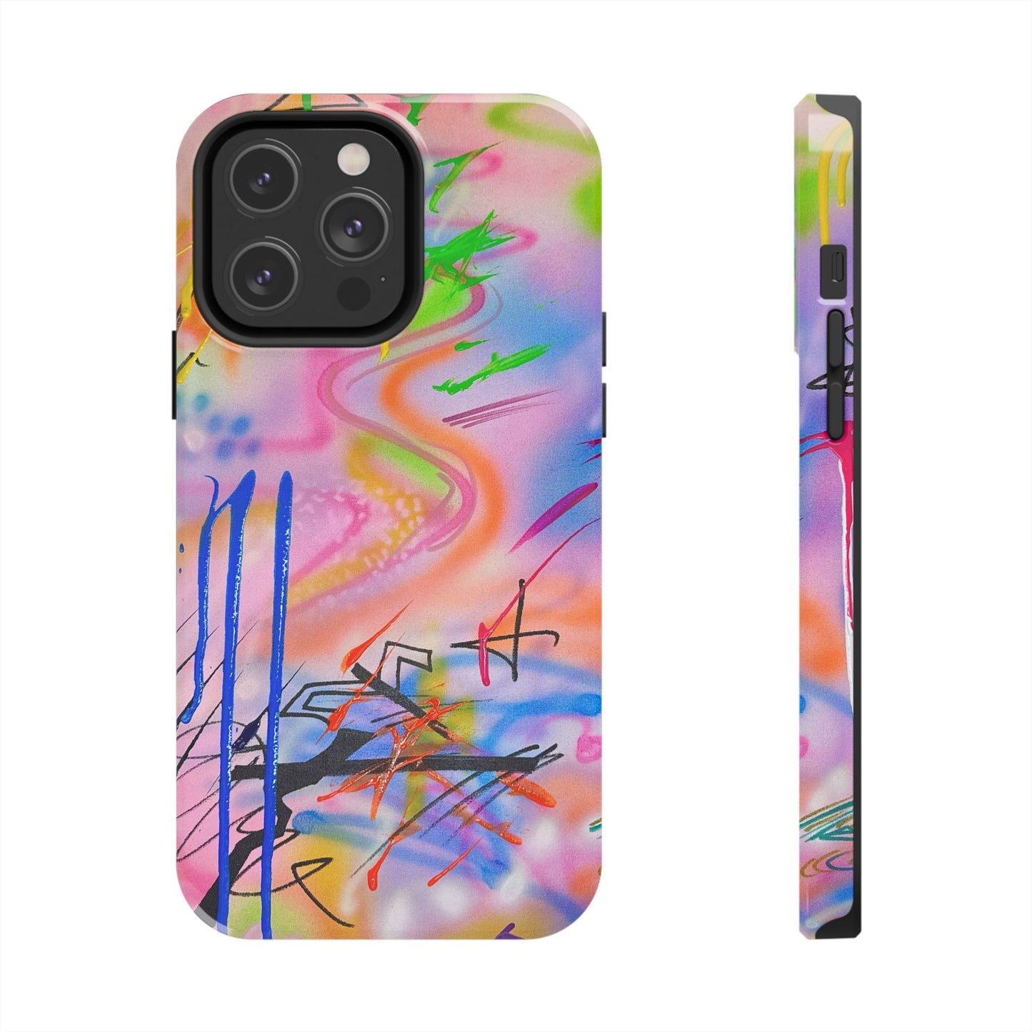 "neon haze" airbrush iPhone case