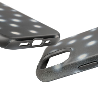 MagSafe "coconut noir polka dot" airbrush iPhone case