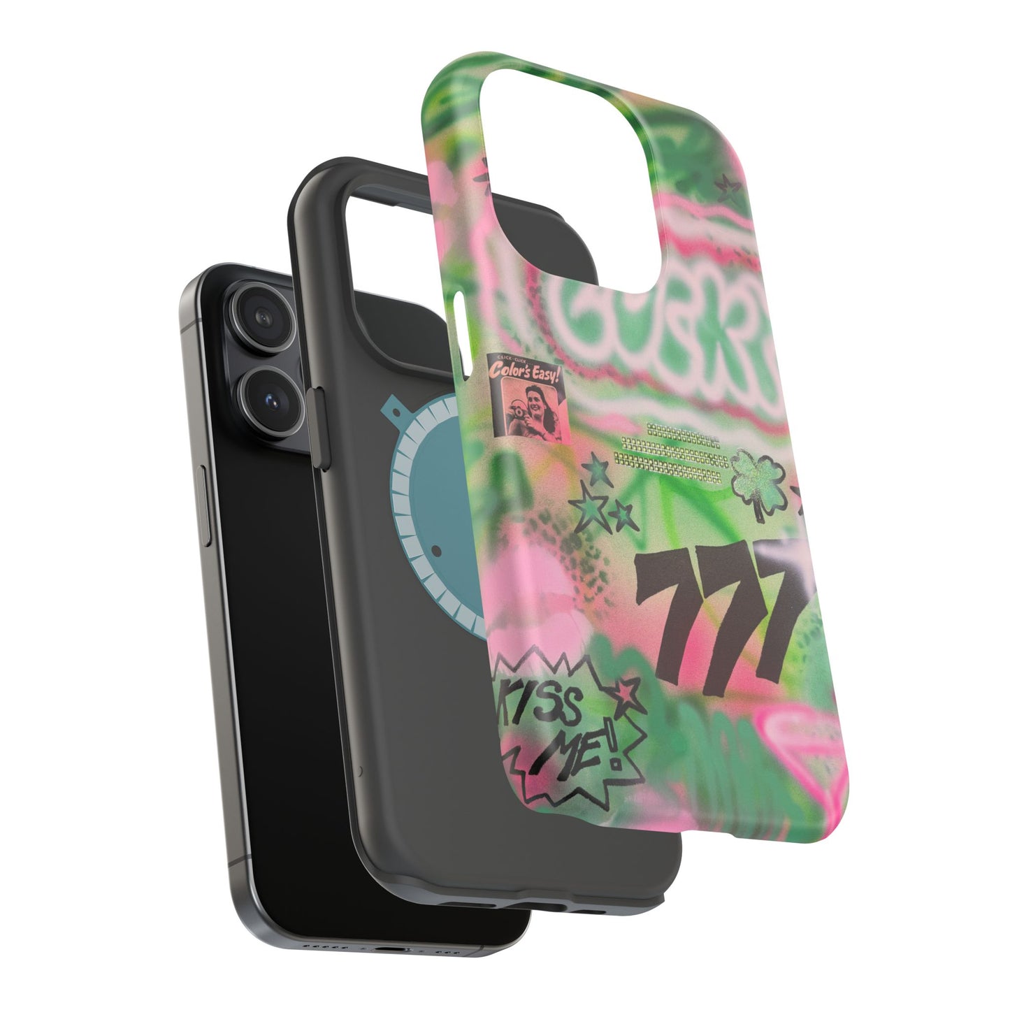 MagSafe "so lucky" airbrush iPhone case