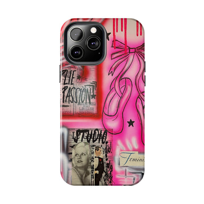 "plié passion” airbrush iPhone case