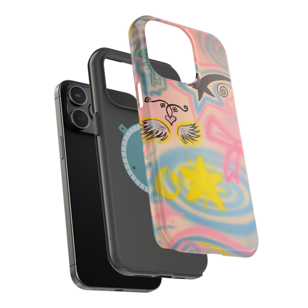 MagSafe "star energy" airbrush iPhone case