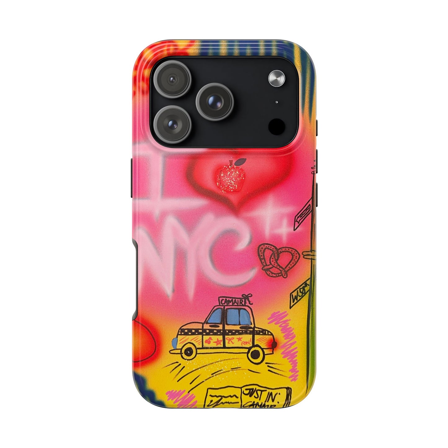 "in the city" airbrush iPhone case