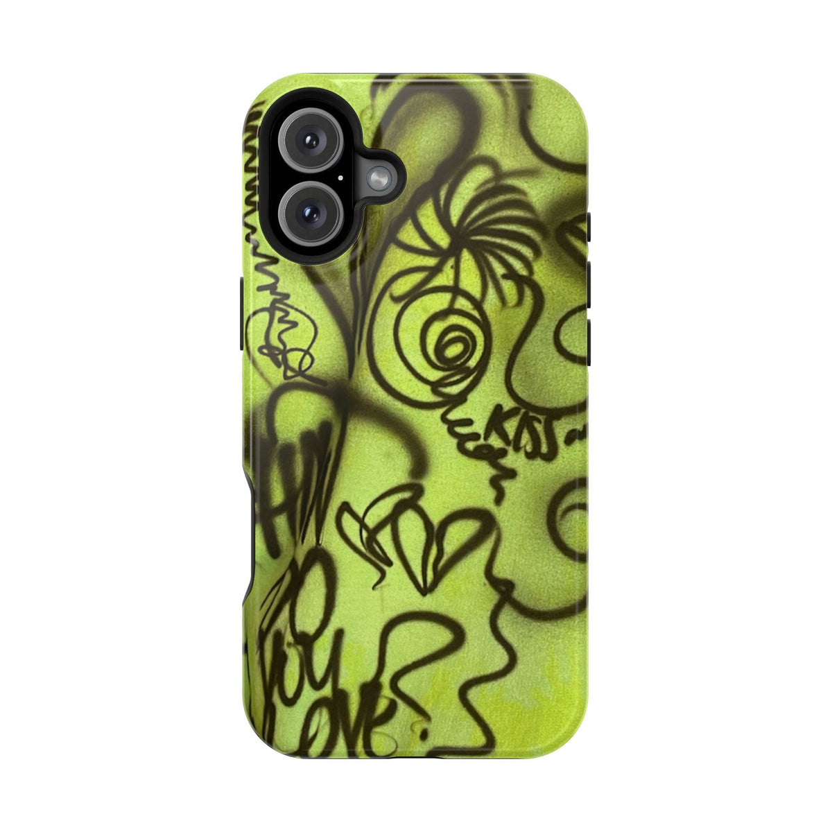 MagSafe "graphic discretion" airbrush iPhone case