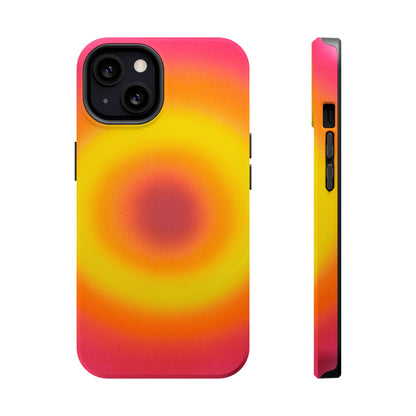 MagSafe "Pink Lemonade Aura" Airbrush iPhone Case