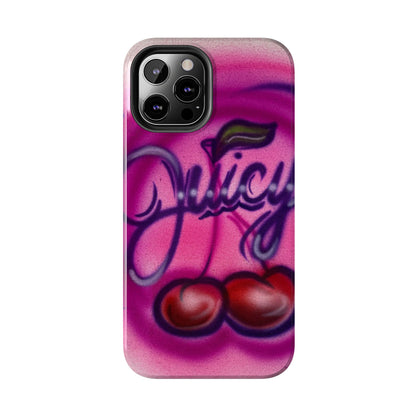 "juicy" airbrush iPhone case