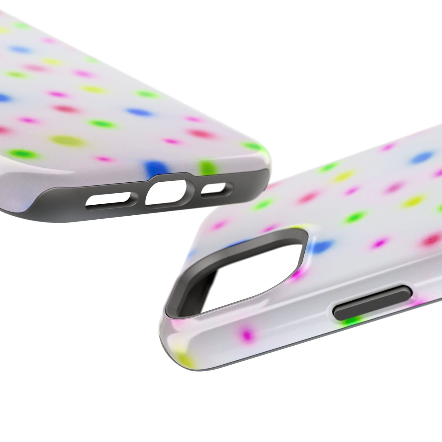 MagSafe "birthday cake polka dot" airbrush iPhone case